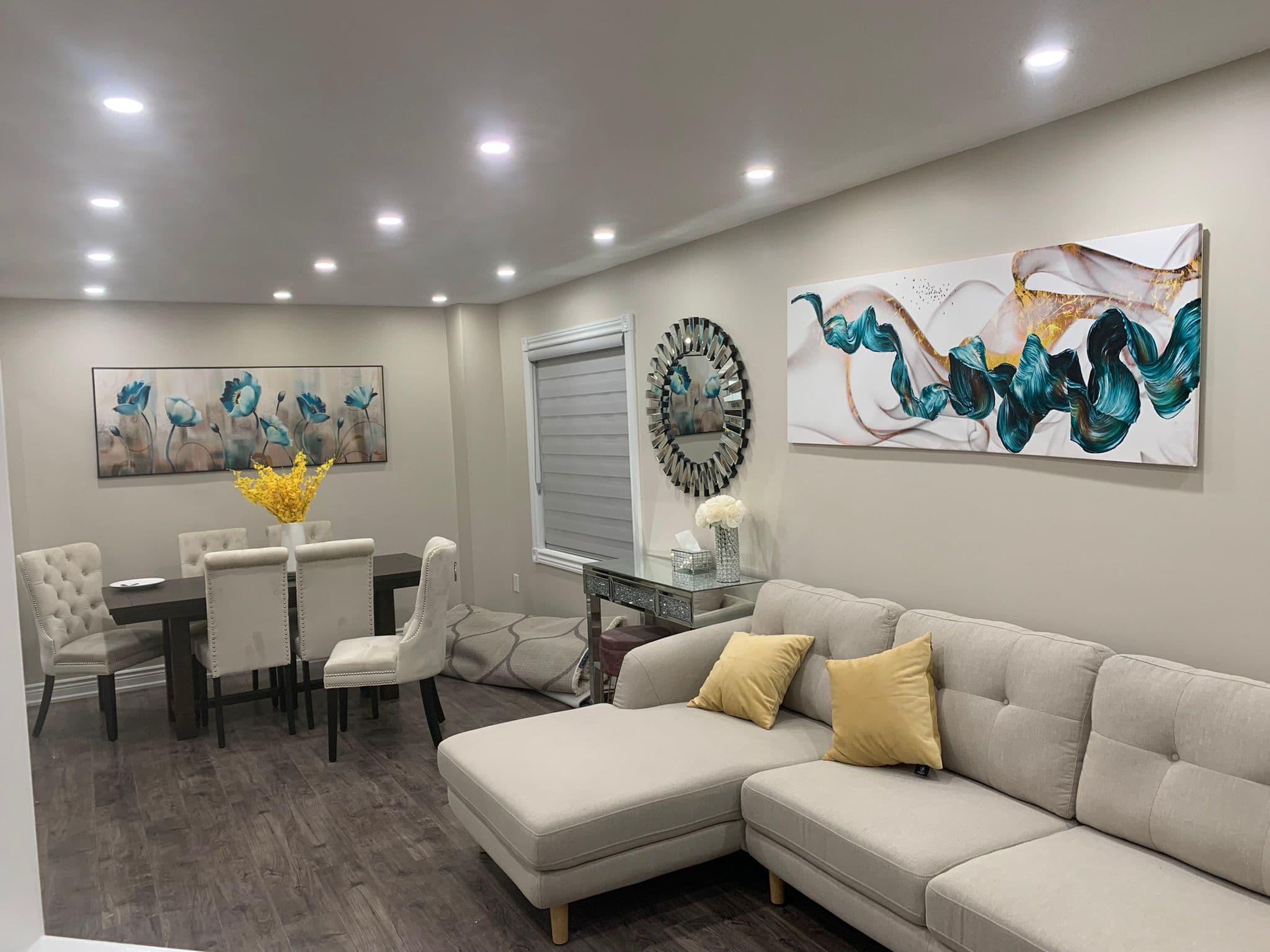 Renovated dining area